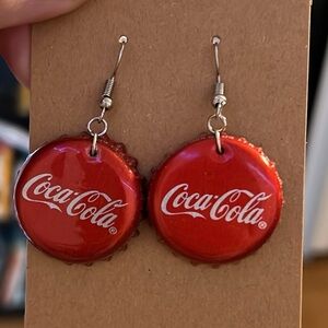 Coca Cola Cap Earrings